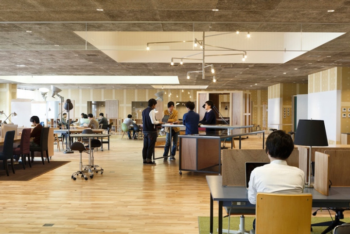 開放辦公空間設計壹大亮點——靈活的公共空間