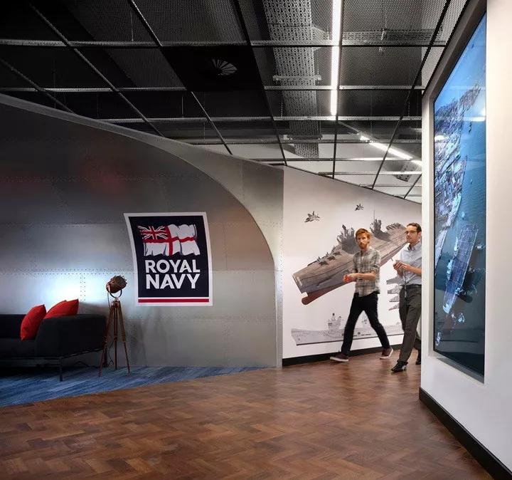 智能时代 英国皇家海军朴茨茅斯人工智能办公室设计