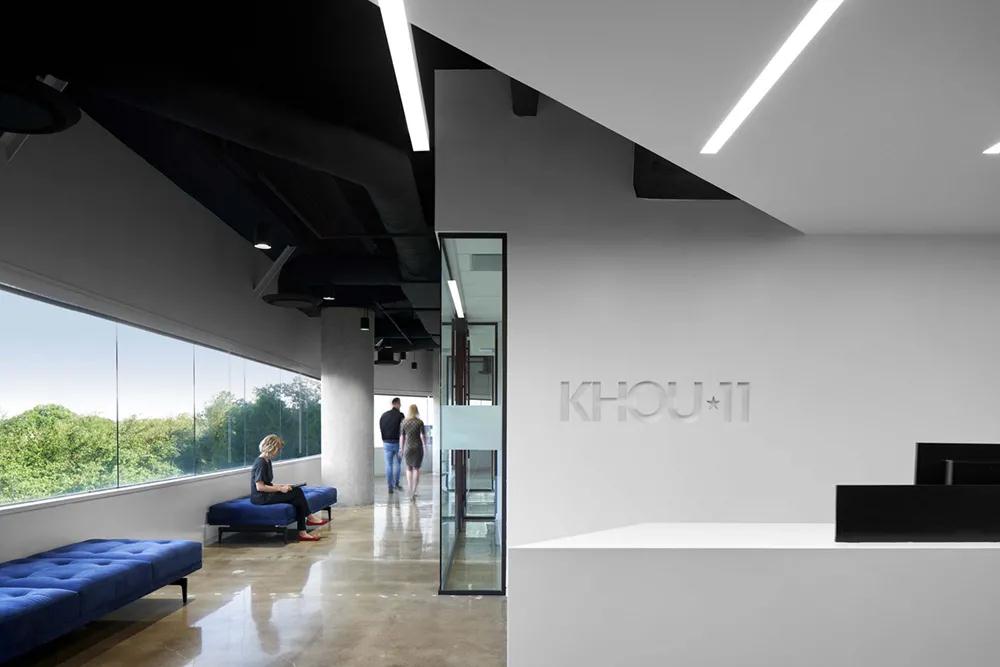 数字化艺术 休斯顿地方电视台KHOU办公空间设计欣赏