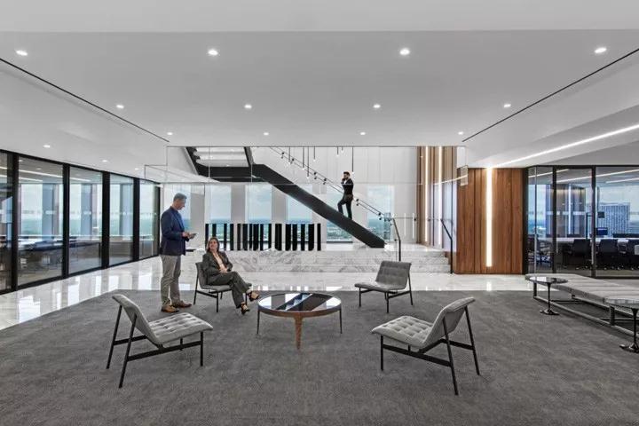 摩登风格 美国长盛律师事务所亚特兰大总部办公空间设计