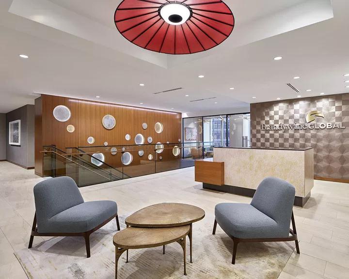美国布兰迪全球投资公司BrandywineGlobal新总部办公空间设计欣赏