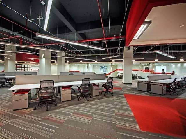 【红色力量】联想办公空间设计欣赏